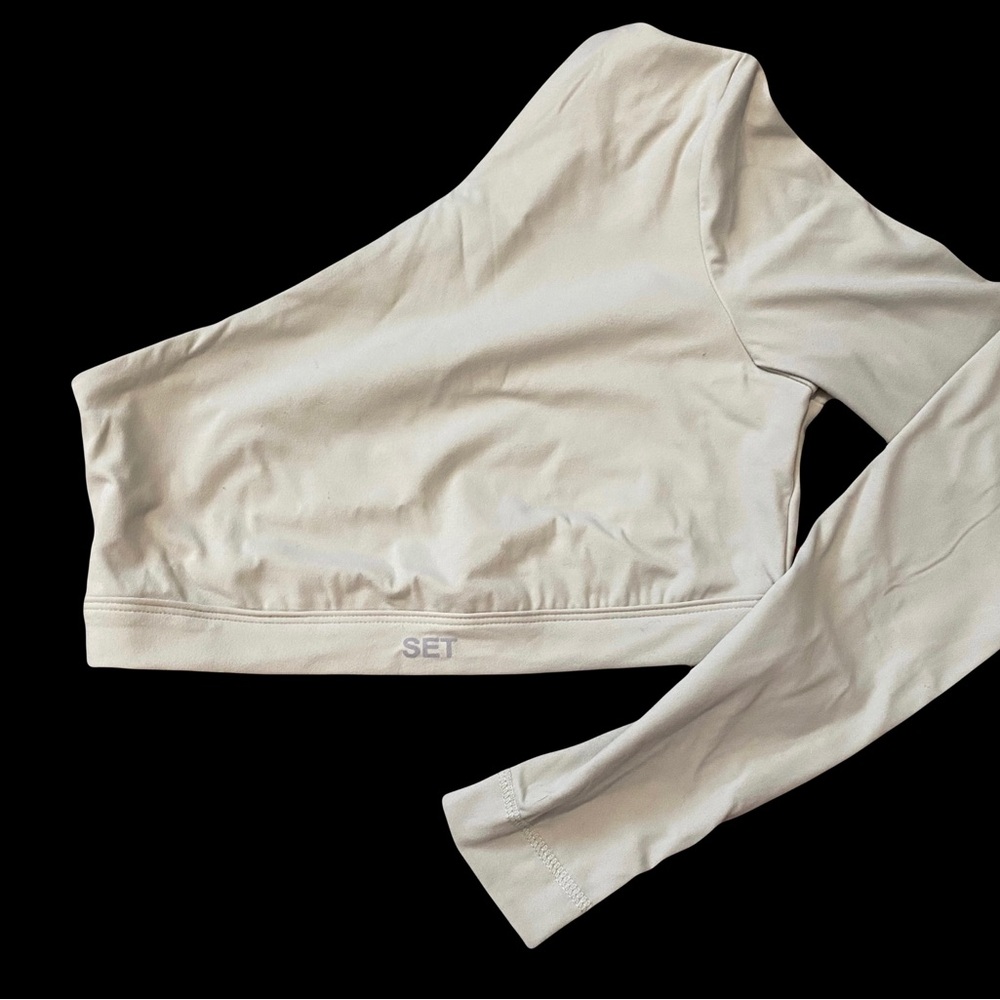 One-Shoulder Long Sleeve Active Top